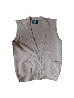 Vintage Jantzen USA wool vest M button down